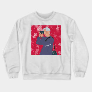 Snap a Photo for me Illustration Crewneck Sweatshirt